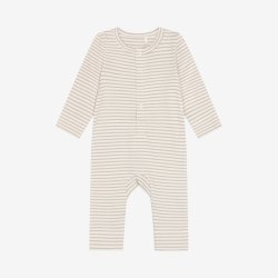 Fixoni - Heldragt hvid/brun stribet