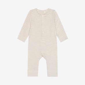 Fixoni - Heldragt hvid/brun stribet