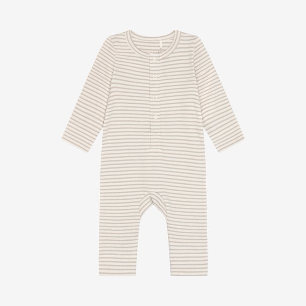 Fixoni - Heldragt hvid/brun stribet