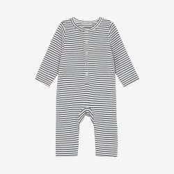 Fixoni - Heldragt hvid/bl� stribet