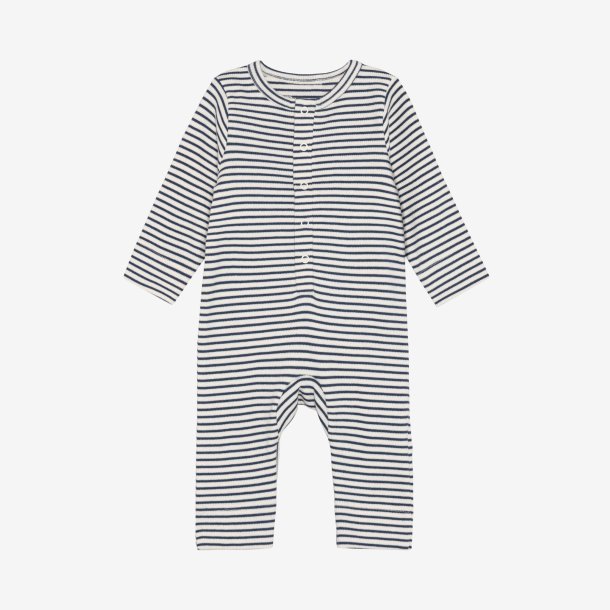 Fixoni - Heldragt hvid/bl� stribet