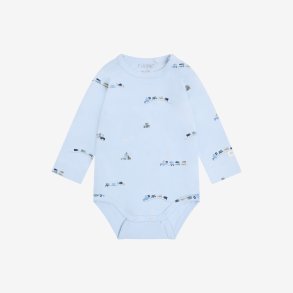 Fixoni - Body LS m. Togprint - Lysebl�