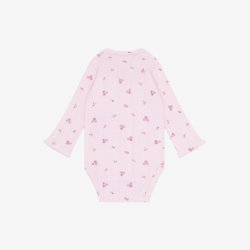 Fixoni - Body m. Lange �rmer - Pointelle m. blomsterprint - Lyser�d
