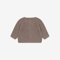 Fixoni - Cardigan i strik - Brun