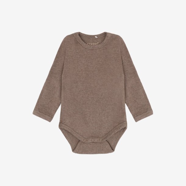 Fixoni - Body m. Lange �rmer - Meleret Brun
