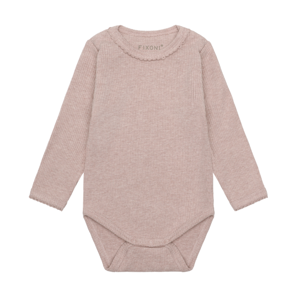 Fixoni - Body m. Lange �rmer - St�vet Rosa