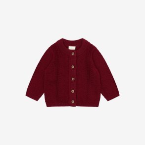 Fixoni - Cardigan i Strik - Bordeaux
