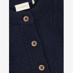 Fixoni - Cardigan i Strik - M�rkebl�