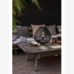 PR HOME - Nana bordlampe, sort, 36 cm