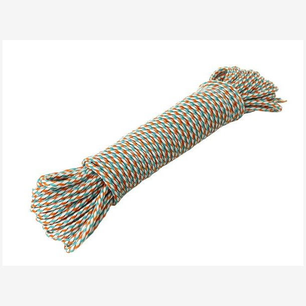 Notre Dame Trresnor Orange, Petrol &amp; Hvid. 20 m.