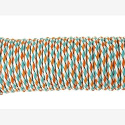 Notre Dame Trresnor Orange, Petrol &amp; Hvid. 20 m.