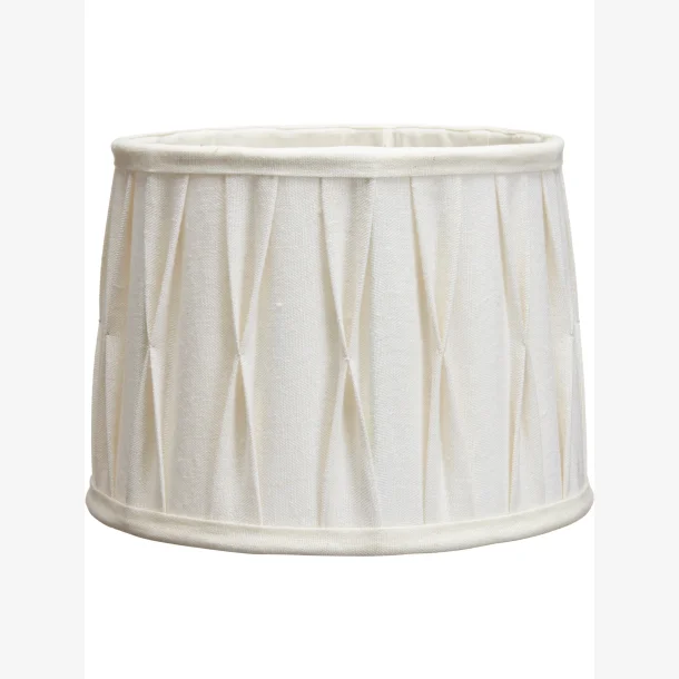 Lampesk�rm Rund Sofia Pliss� Offwhite 30 cm. 