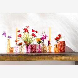 J-Line - krysantemum Buket L: 30 : 11 cm. - Flere farver.