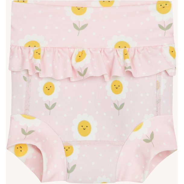 Hust &amp; Claire - Badebukser/ble m/blomster Lyser�d