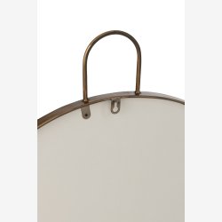 J-Line - Rundt Spejl Guld 60,5x3x71cm.