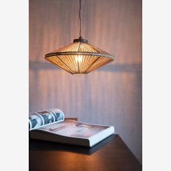 J-Line - Loftlampe Metal/Jernarbejde Naturlig 62x62x33cm.