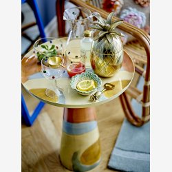 Bloomingville - Yuichi Isspand Ananas, Guld, Aluminium : 13 H: 24 cm.