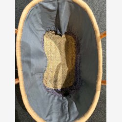 Madam Gr�skar - Strandtaske Bl� 39x25 cm.