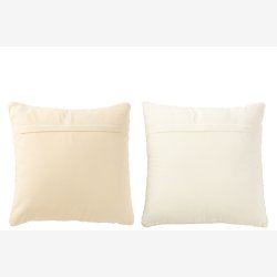 J-Line - Pudebetr�k Creme Hvid 45 x 45 cm. - Leveres Assorteret 