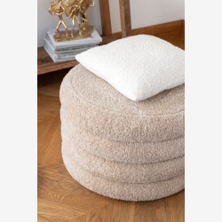 J-Line - Pudebetr�k Creme Hvid 45 x 45 cm. - Leveres Assorteret 