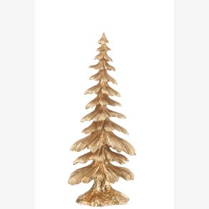 J-Line - Grantr m/fod Polyresin Guld H: 36 B: 14,5 D: 9 cm.