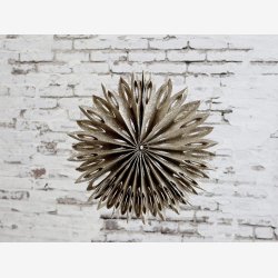 Chic Antique papirstjerne m/glimmer : 25cm. 