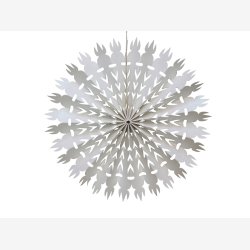 Chic Antique papirstjerne m/glimmer creme : 39cm. 