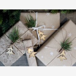 Chic Antique - adventstal messing st m/4 stk. 1-4 H: 6cm. 