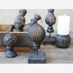 Chic Antique opsats dome H: 20cm. 