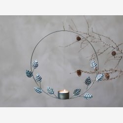 Chic Antique krans til fyrfadslys m/ophng : 25cm. 