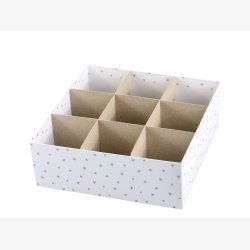 Chic Antique - �ske m. stjerner Hvid / flere st�rrelser