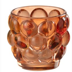 J-Line - Fyrfadsstage Glas 6 varianter 8x8x7cm.