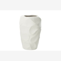 J-Line - Vase Mirena Hvid H: 43 �: 27,5 cm. Keramik