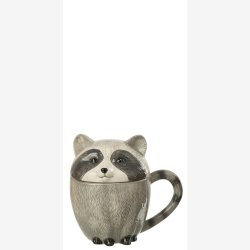 Krus m/lg Rv, Vaskebjrn eller ugle H: 13,5 B: 10 cm.  