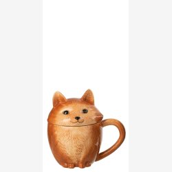 Krus m/lg Rv, Vaskebjrn eller ugle H: 13,5 B: 10 cm.  