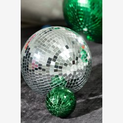 J-Line - Diskokugle/Spejlkugle Slv : 40 cm. 