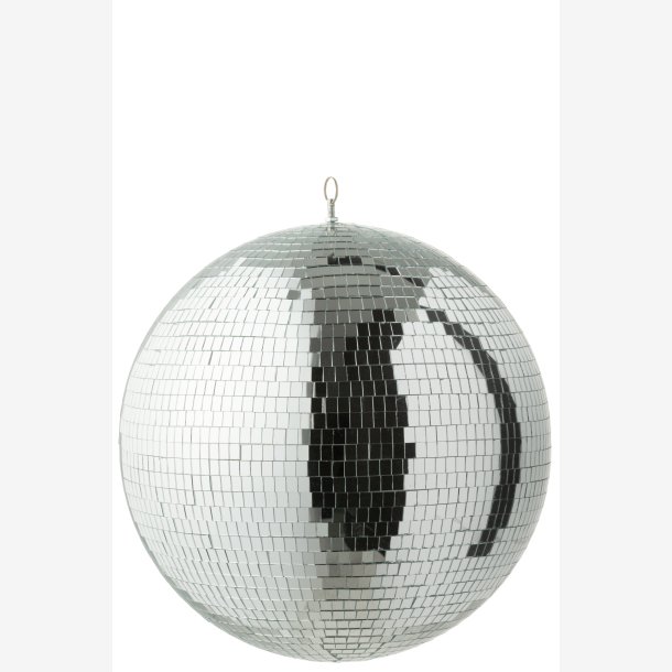 J-Line - Diskokugle/Spejlkugle Slv : 40 cm. 