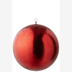 J-Line - Diskokugle/Spejlkugle Rd : 40 cm. 