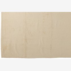 J-Line - Plaid "SNUGGLE" Bld Plysset Fleece 170 x 130 cm. Beige