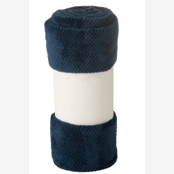 J-Line - Plaid "SNUGGLE" Bld Plysset Fleece 170 x 130 cm. Bl