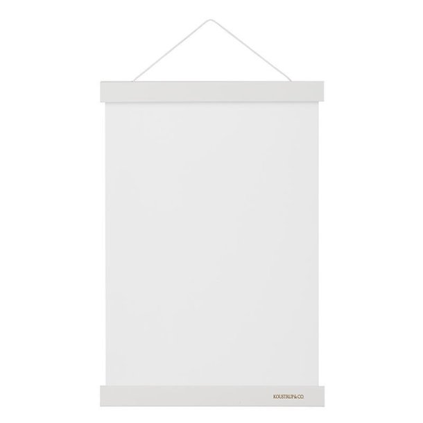 Koustrup&Co. - Magnetskinne A4, Hvid tr