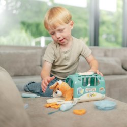 OLGA - K�ledyr i transportkasse m/tilbeh�r Hund eller Kat - Leveres Assorteret