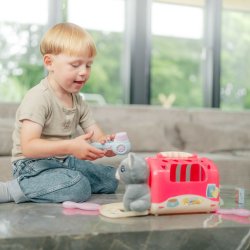 OLGA - K�ledyr i transportkasse m/tilbeh�r Hund eller Kat - Leveres Assorteret