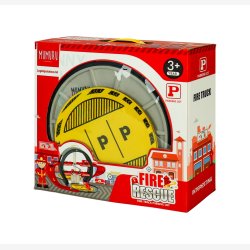 OLGA - Bilbane i Transportkasse Politi eller Brandv�sen - Leveres Assorteret