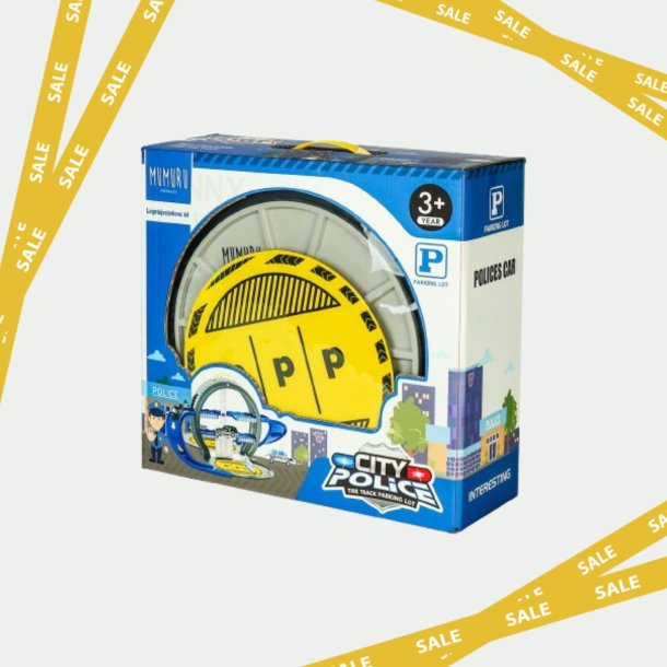 OLGA - Bilbane i Transportkasse Politi eller Brandv�sen - Leveres Assorteret