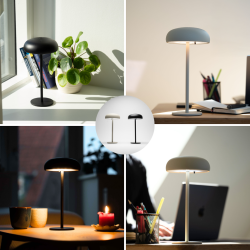 My Cozy House - Isolde LED touch bordlampe Sort eller Beige