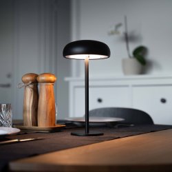 My Cozy House - Isolde LED touch bordlampe Sort eller Beige