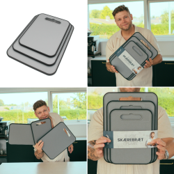 Sobczyk - Sk�rebr�t i plast - 3 pak Gr� 29,2x22,1x1 33,3x25,2x1 37,5x28,3x1 cm