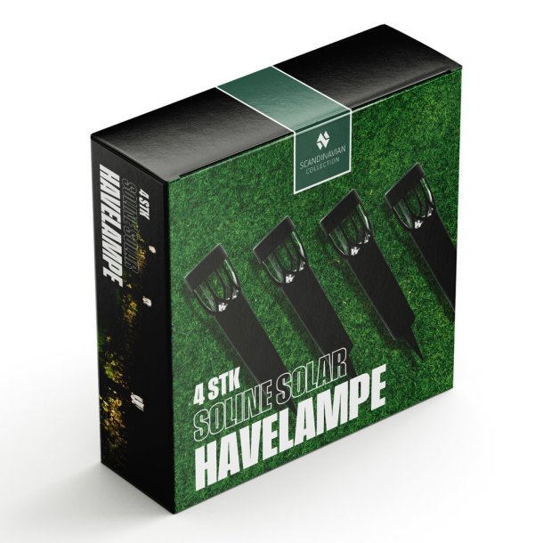 My Cozy House - Soline Solar havelampe - 4 stk. 