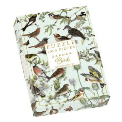 Koustrup &amp; Co - Puslespil Garden Birds m/1000 brikker 48x68cm.